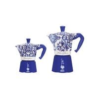 Bialetti Dolce & Gabbana Mediterranean Blue Moka Express Espresso Maker