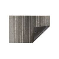 Chilewich Block Stripe Shag Doormat, Taupe