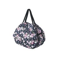 Shupatto One-Pull Foldable Bag Sakura, Medium