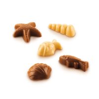 Silikomart Easy Choc Seashells Chocolate Mold, 12 Cavities