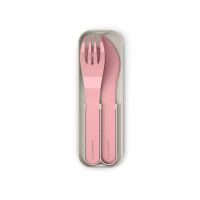 Monbento Pocket Color Cutlery-Pink Blush