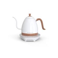 Brewista Artisan Electric Gooseneck Kettle, White & Brown