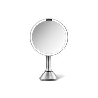 simplehuman Round Sensor Mirror, Stainless Steel