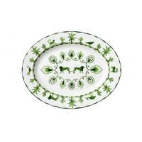 William Edwards Sultan's Garden Green Serving Platter