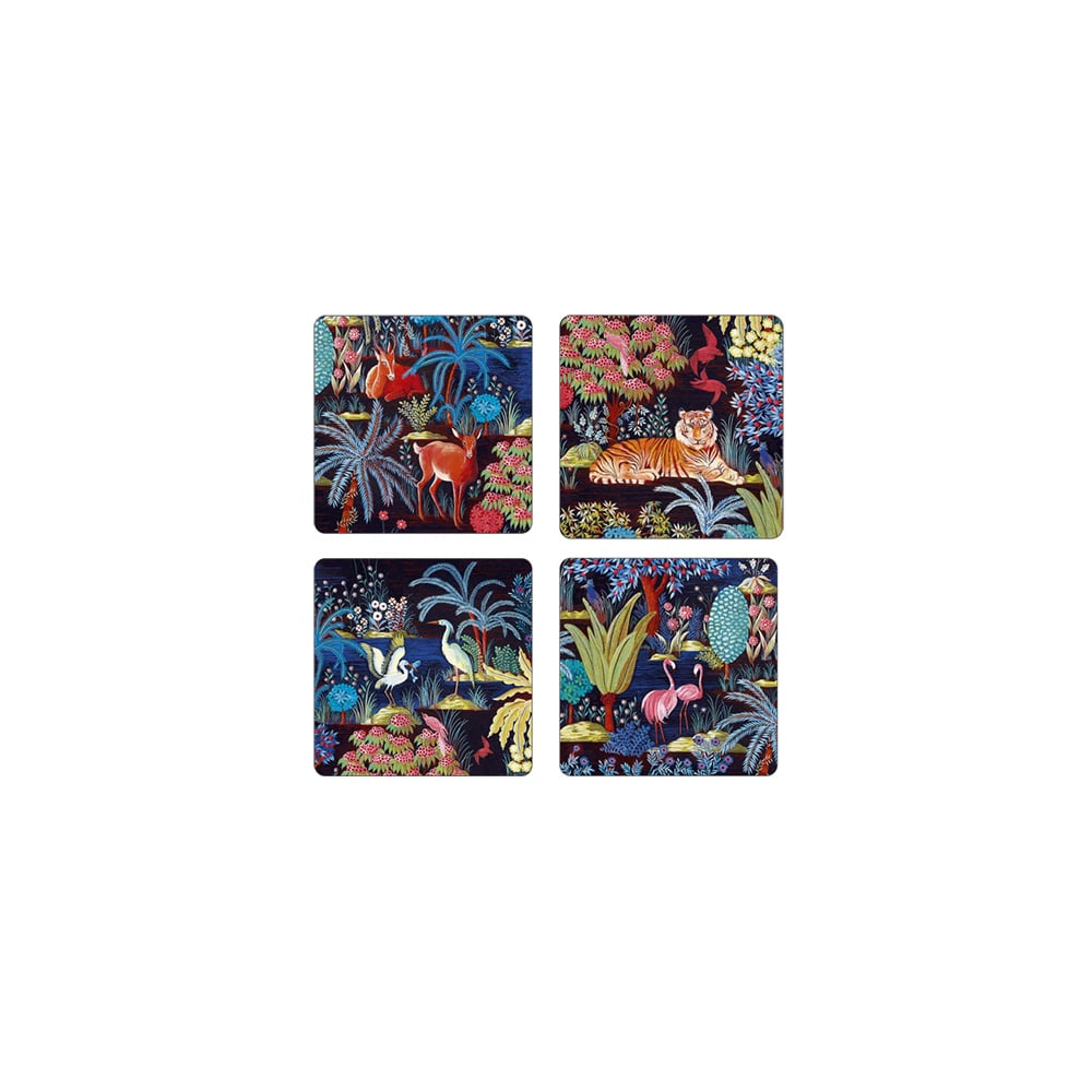 Gien Jardin Du Palais Coasters, Set of 4