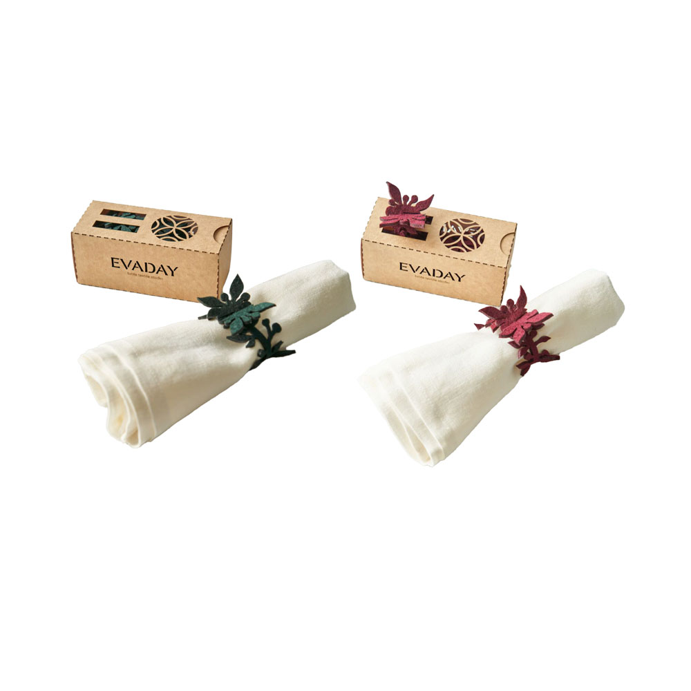 EVADAY Noela Napkin Rings, Set of 6