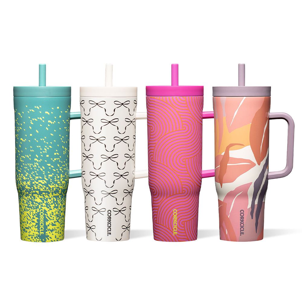 Corkcicle Leakproof Cruiser Insulated Tumbler with Straw, 1.2L