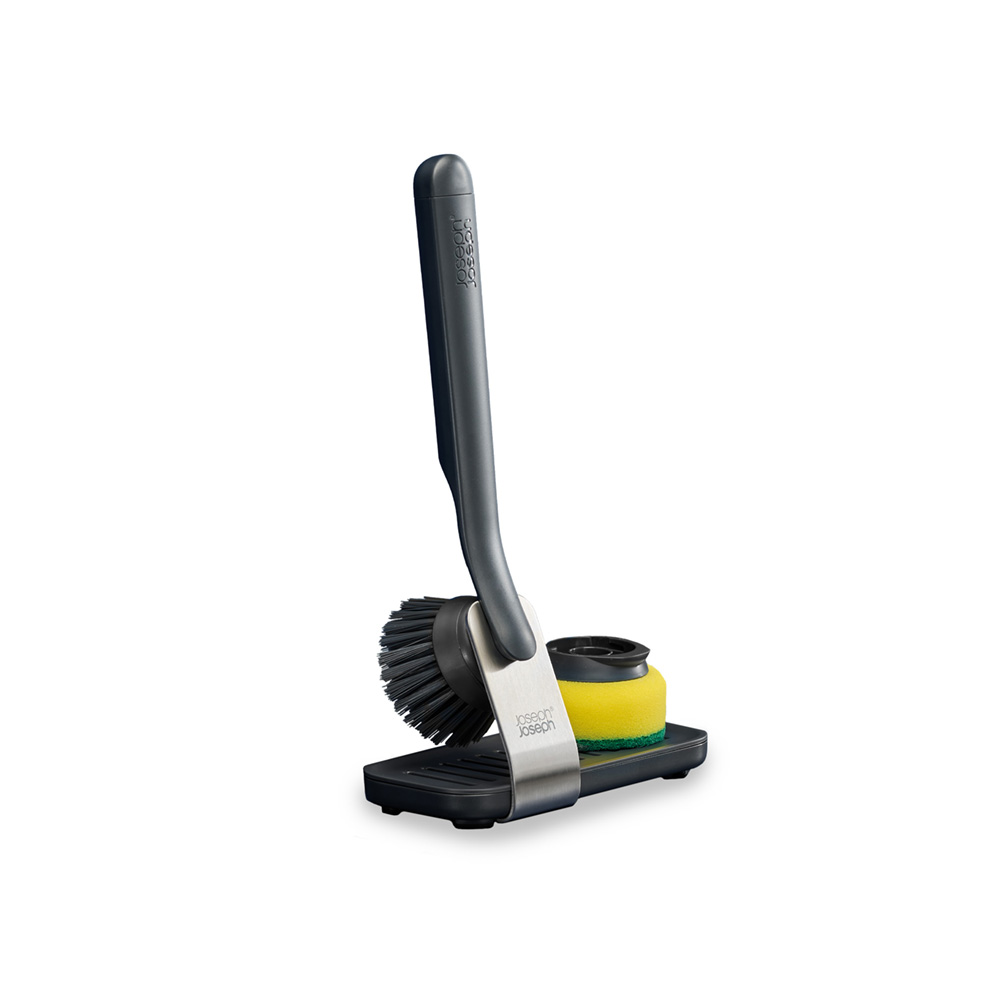 فرشاة واسفنجة جلي أطباق مع حاملة سينكتيك، جوزف جوزف