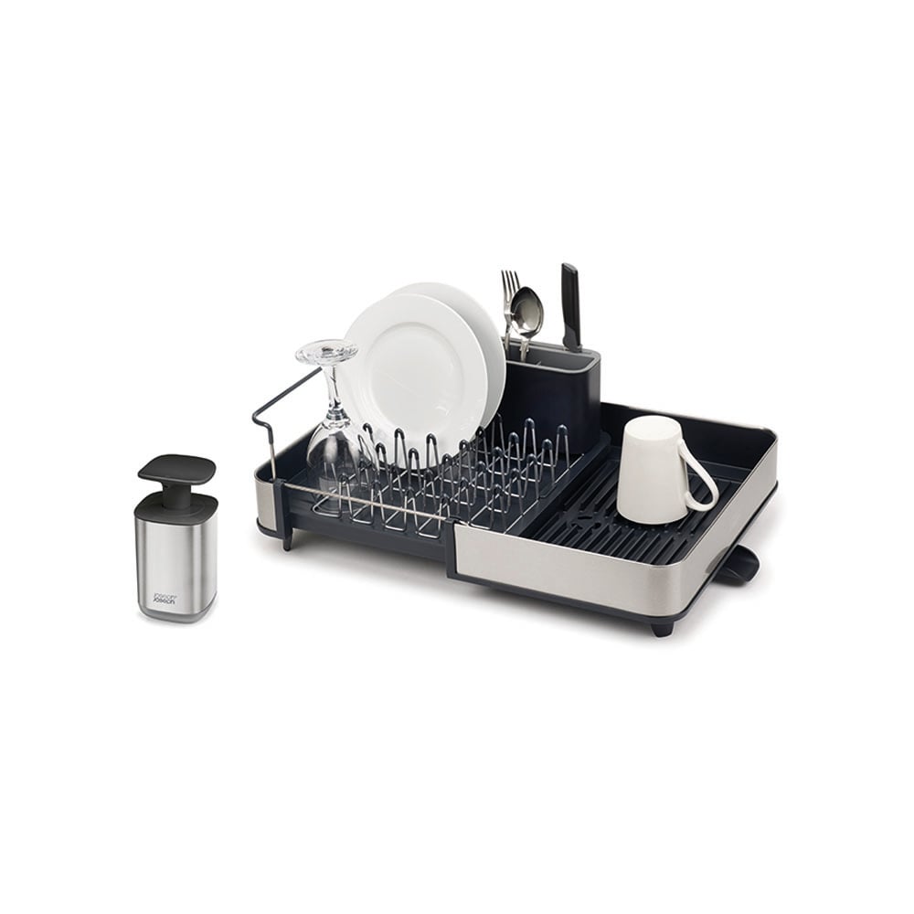 رف تجفيف الأطباق مع موزع صابون، جوزف جوزف