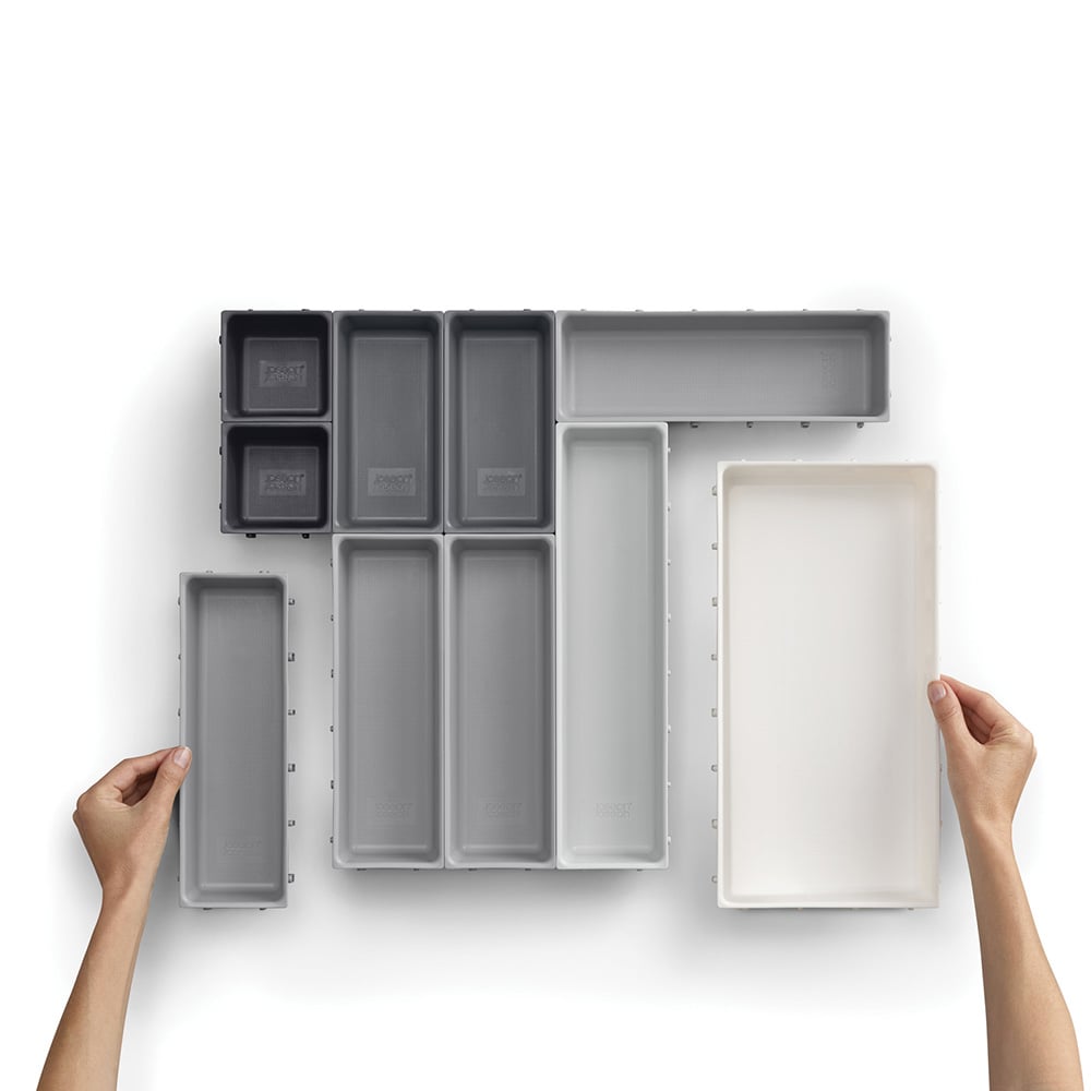 طقم 10 قطع منظمة أدوات للدرج، بلوكس، جوزف جوزف