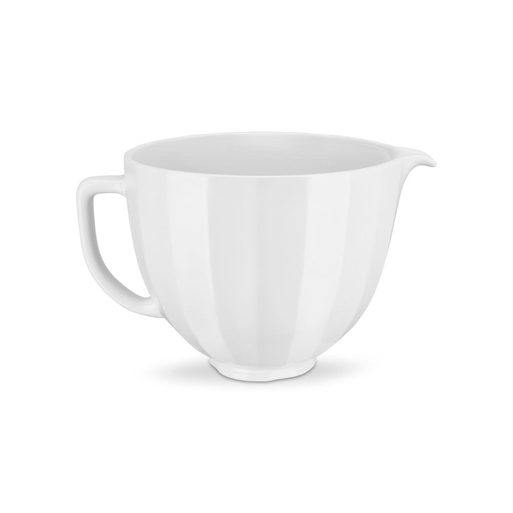 وعاء خلط، سيراميك، 4.7 ليتر، أبيض وايت شيل، كيتشن ايد