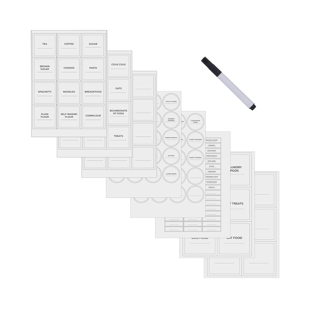 Kilner Pantry Labels & Pen Set