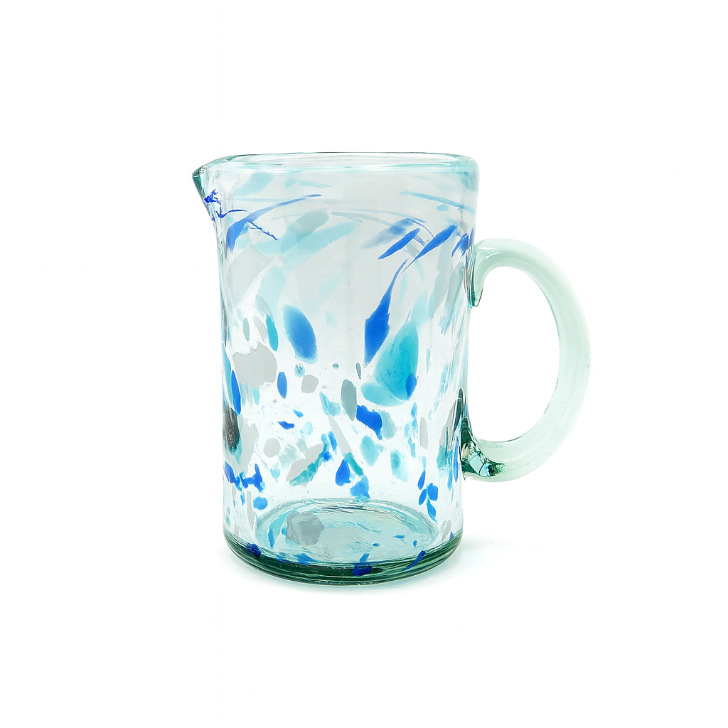 Lafiore Pitcher, Terrazzo Blue