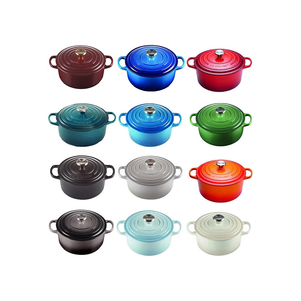 كسرولة حديد زهر دائرية 24 سنتم، لو كروزي