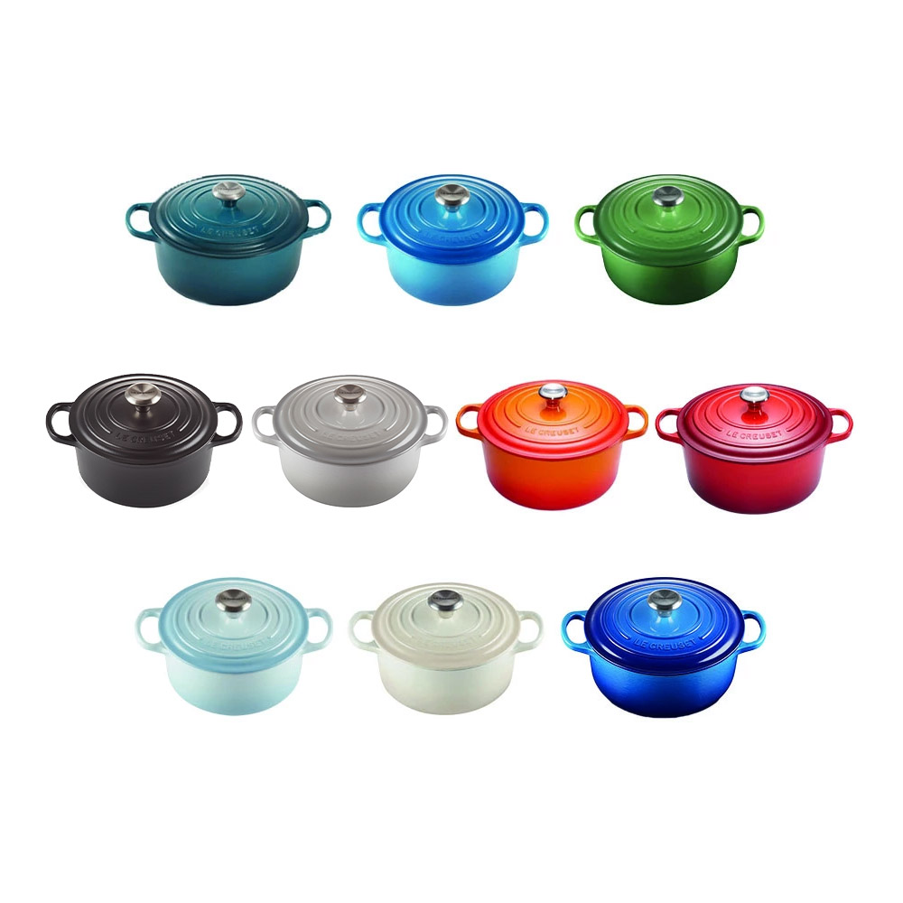 كسرولة حديد زهر دائرية 20 سنتم، لو كروزي