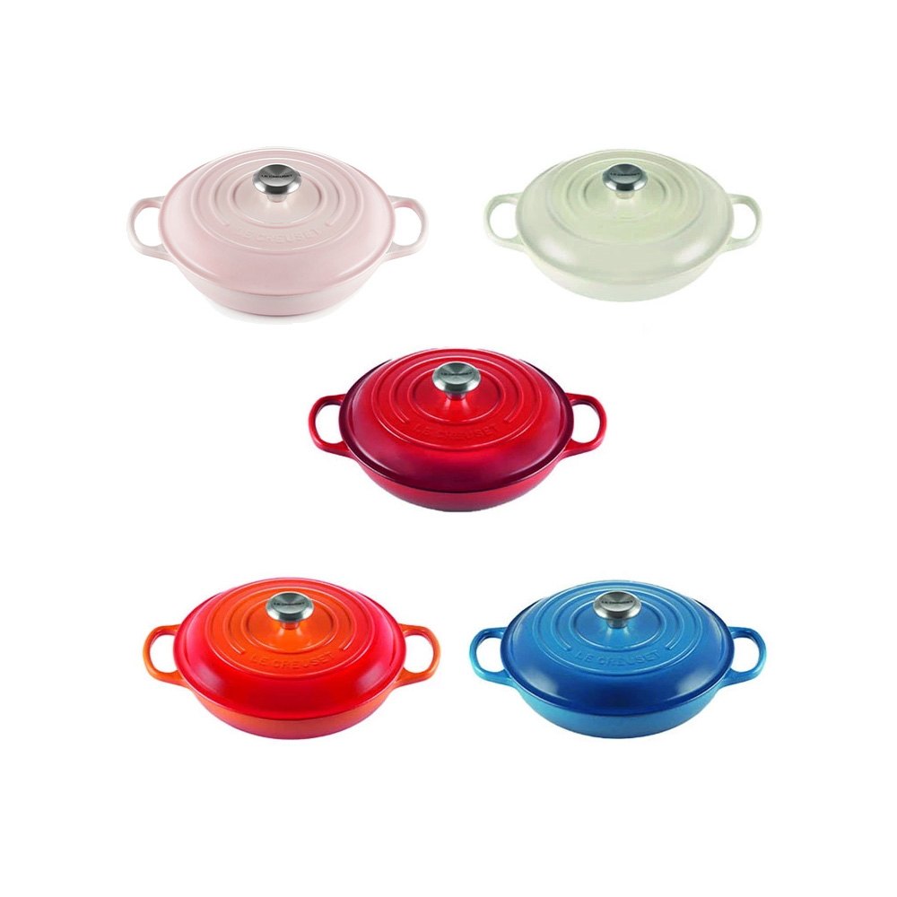 قدر طبخ بطيء حديد زهر 26 سنتم، لو كروزي