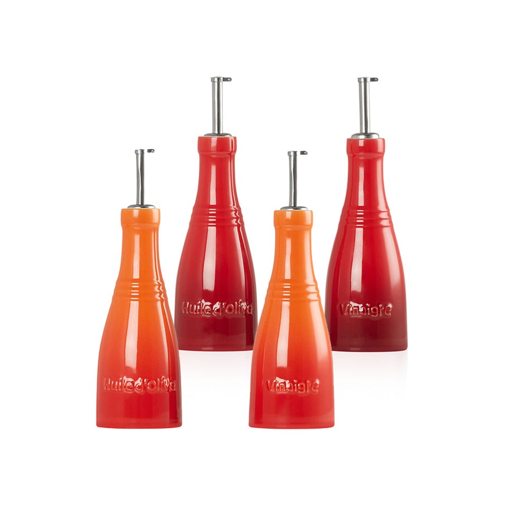 طقم 2 عبوات توزيع زيت وخل، لو كروزي