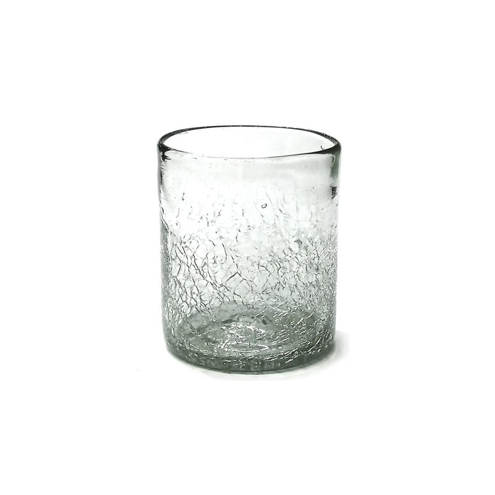 كوب زجاجي بنقشة تشققات كراكل، لافيوريه 