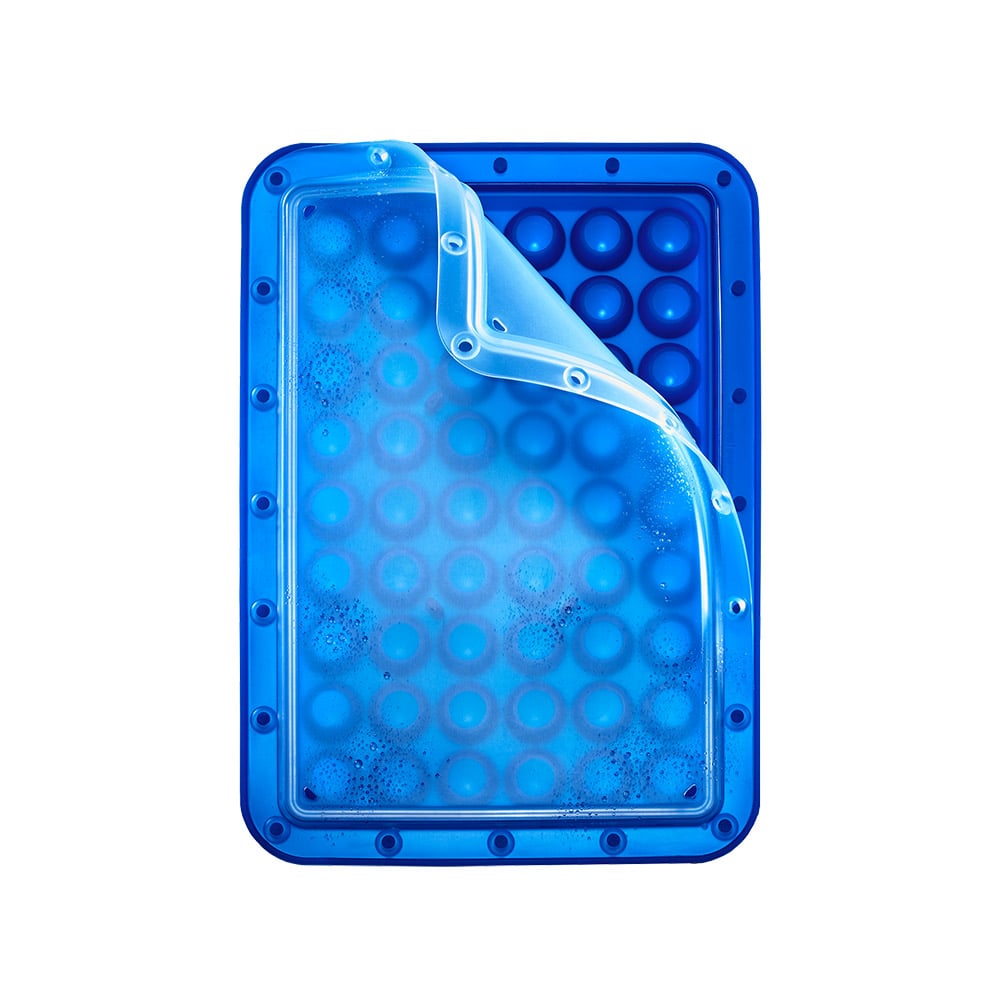 صينية كرات ثلج مع غطاء، 54 فتحة، ليرش