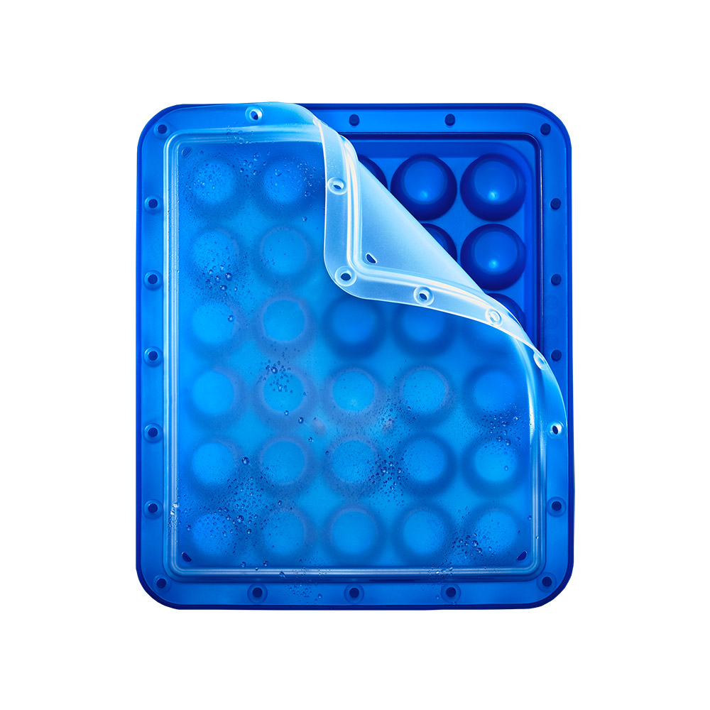 صينية كرات ثلج مع غطاء، 30 فتحة، ليرش