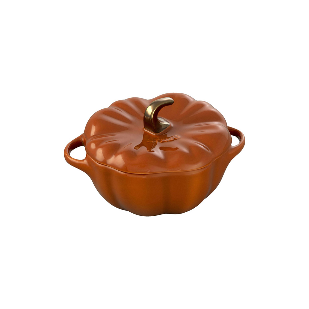 كسرولة سيراميك، 15 سنتم، شكل يقطين، ستوب