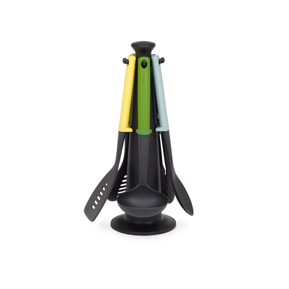 طقم 6 قطع، أدوات طبخ مع حاملة، ديو، جوزف جوزف 