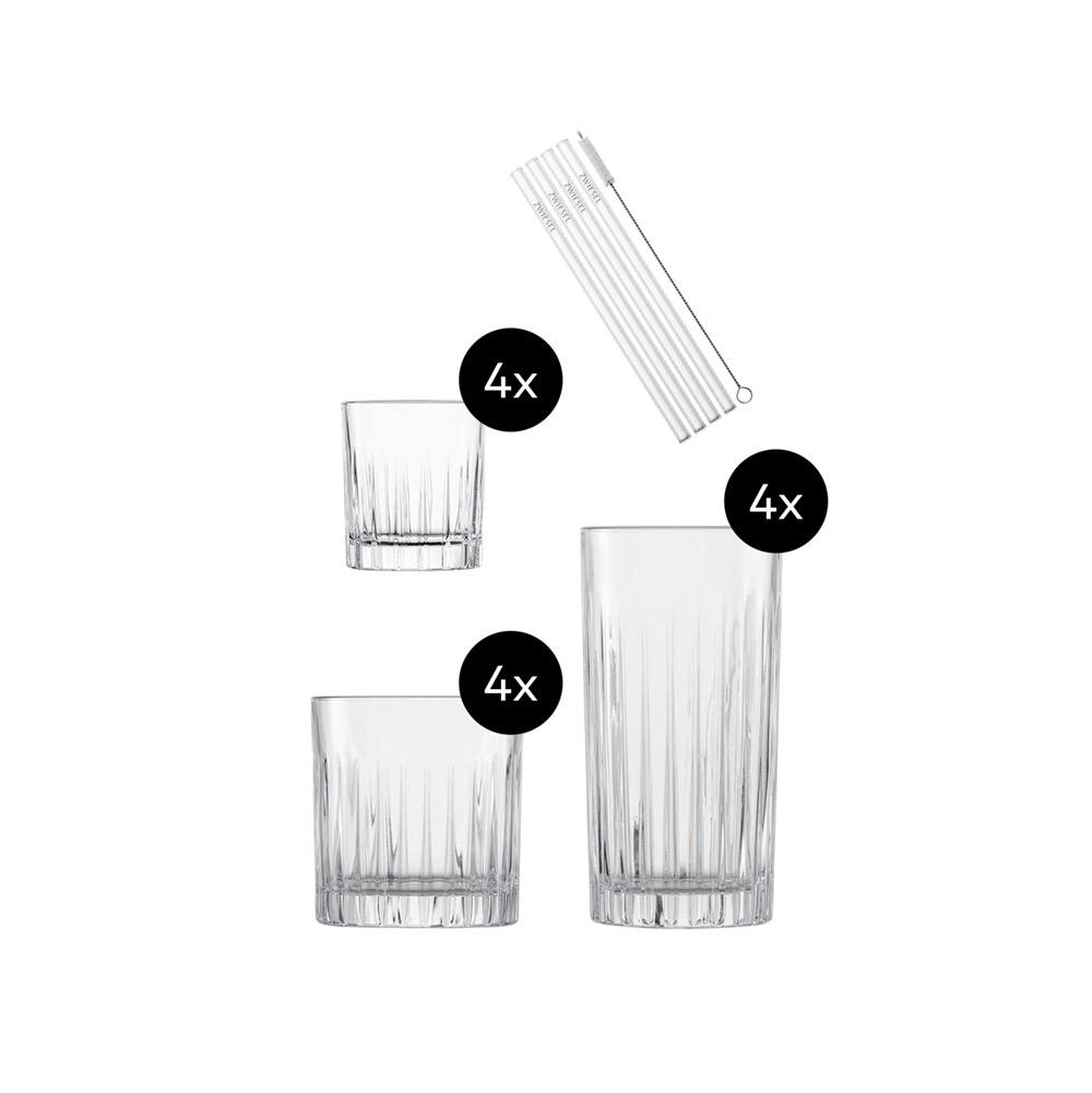 طقم 17 أكواب مشروب ستايج، تشكيلة متنوعة، شوت سويتزل 