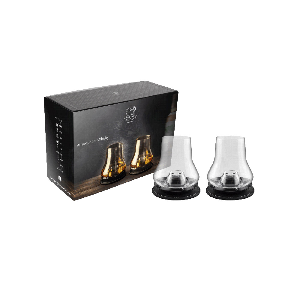 طقم هدية أكواب زجاجية مع قاعدة تبريد، أتموسفير، بيجو