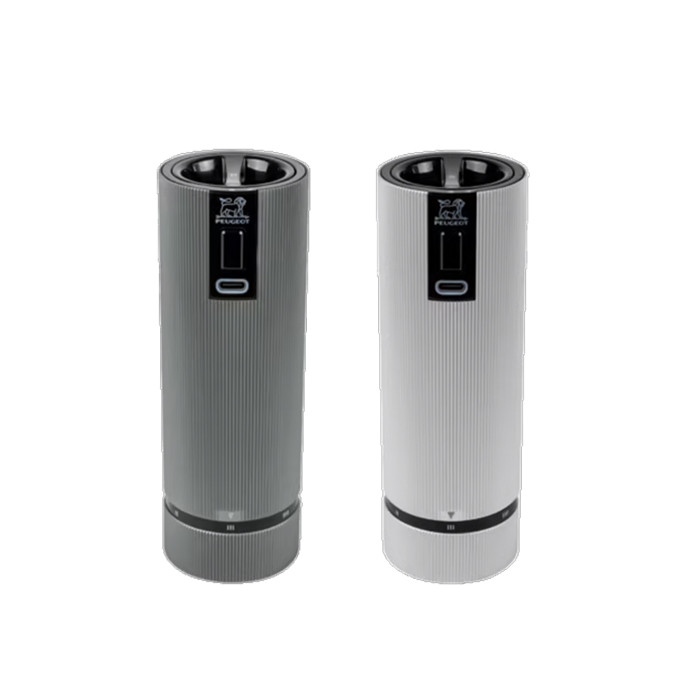 Peugeot Zirlion Line Electric Salt and Pepper Mills, Set of 2
