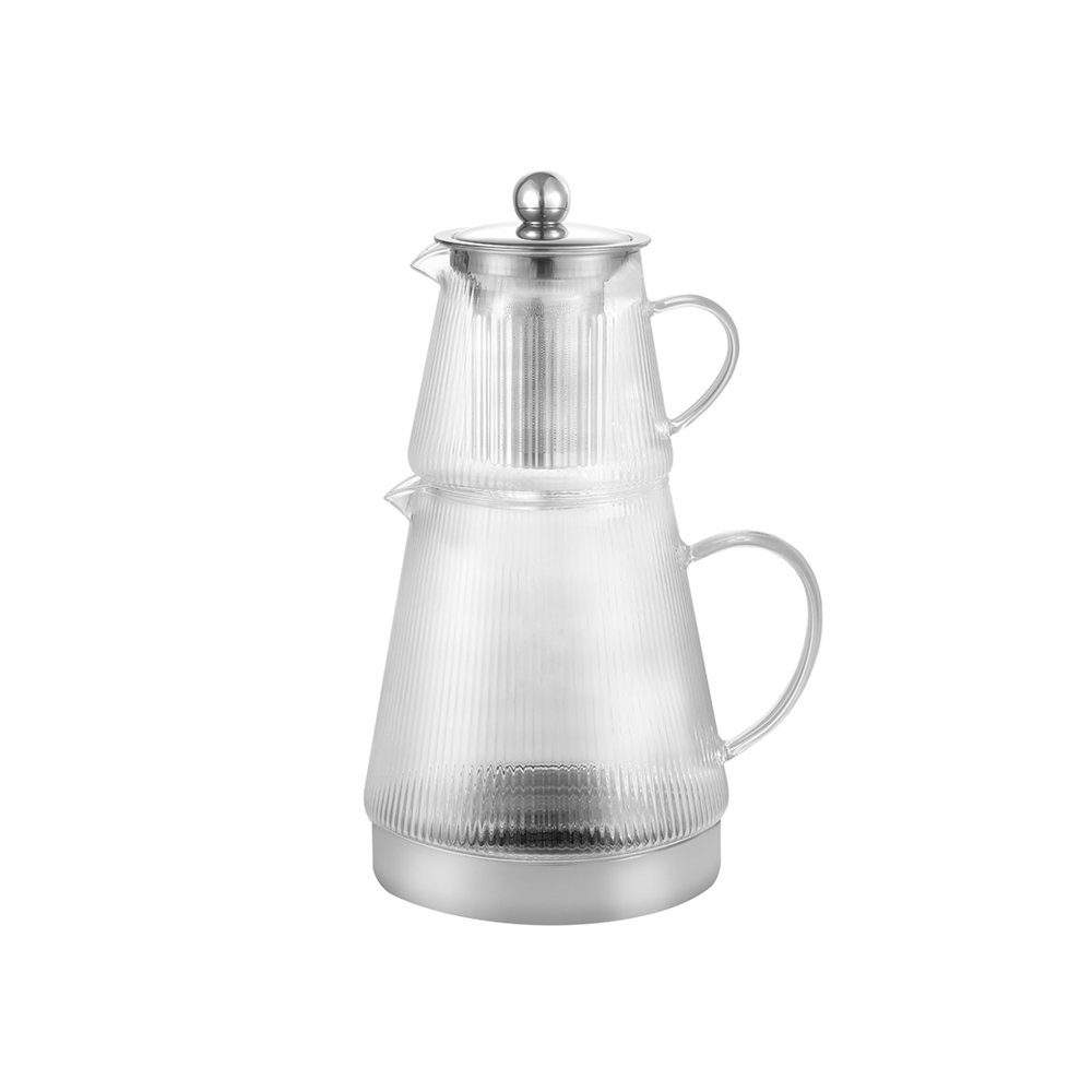 ابريق شاي زجاج مزدوج ريلاكس، شافر