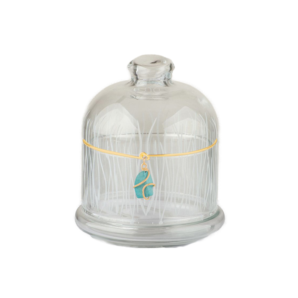 برطمان سكر بحلقة ذهبية مع حجر، سيليكت