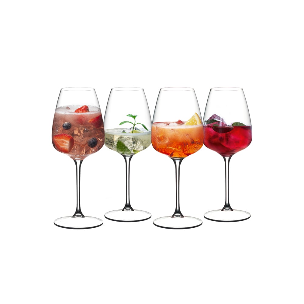 طقم 4 أكواب جذعية كوكتيلات صيفية وأبيرتيفو، ريدل