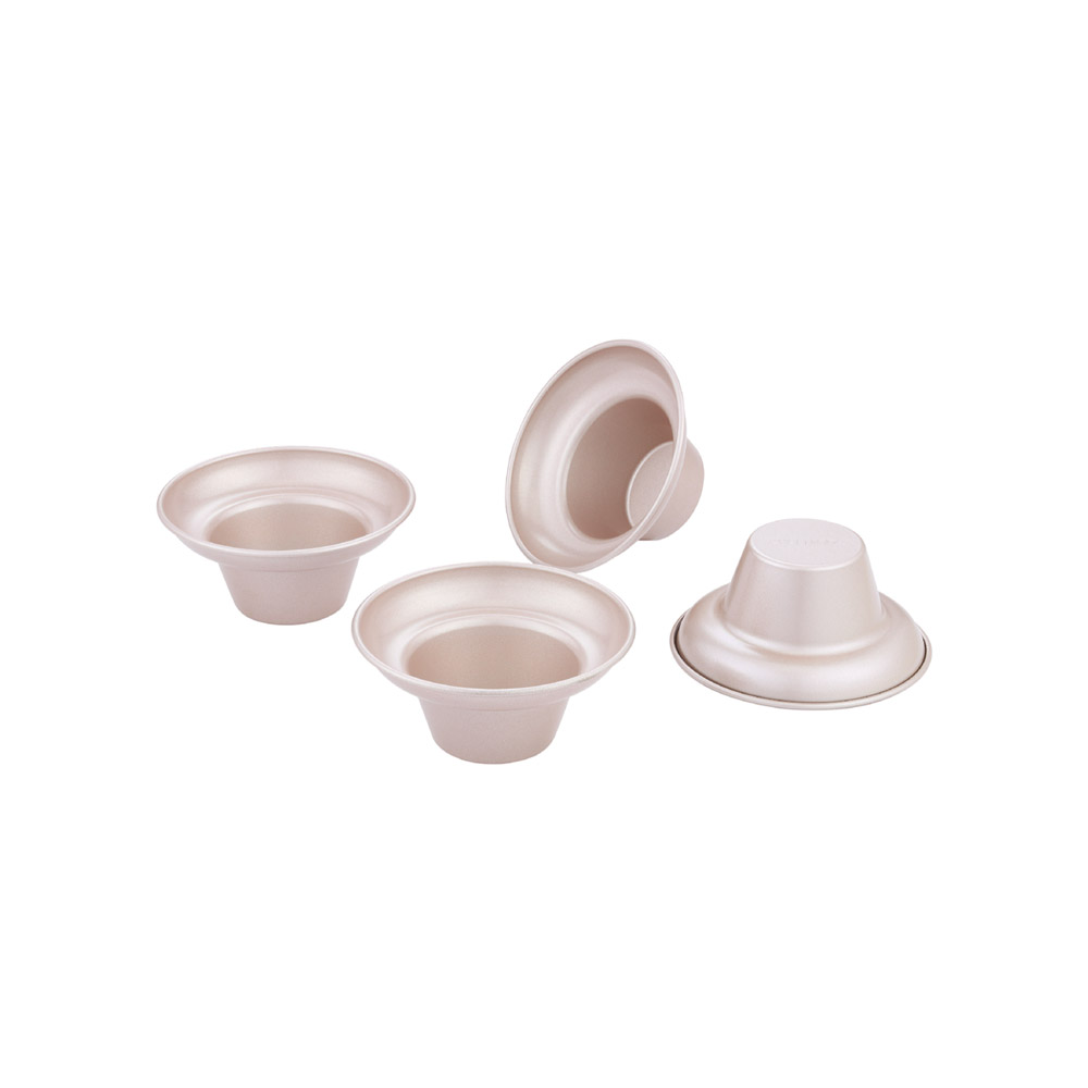 طقم 4 قطع قوالب مافن، 11 سنتم، مانع للالتصاق، شيفمايد