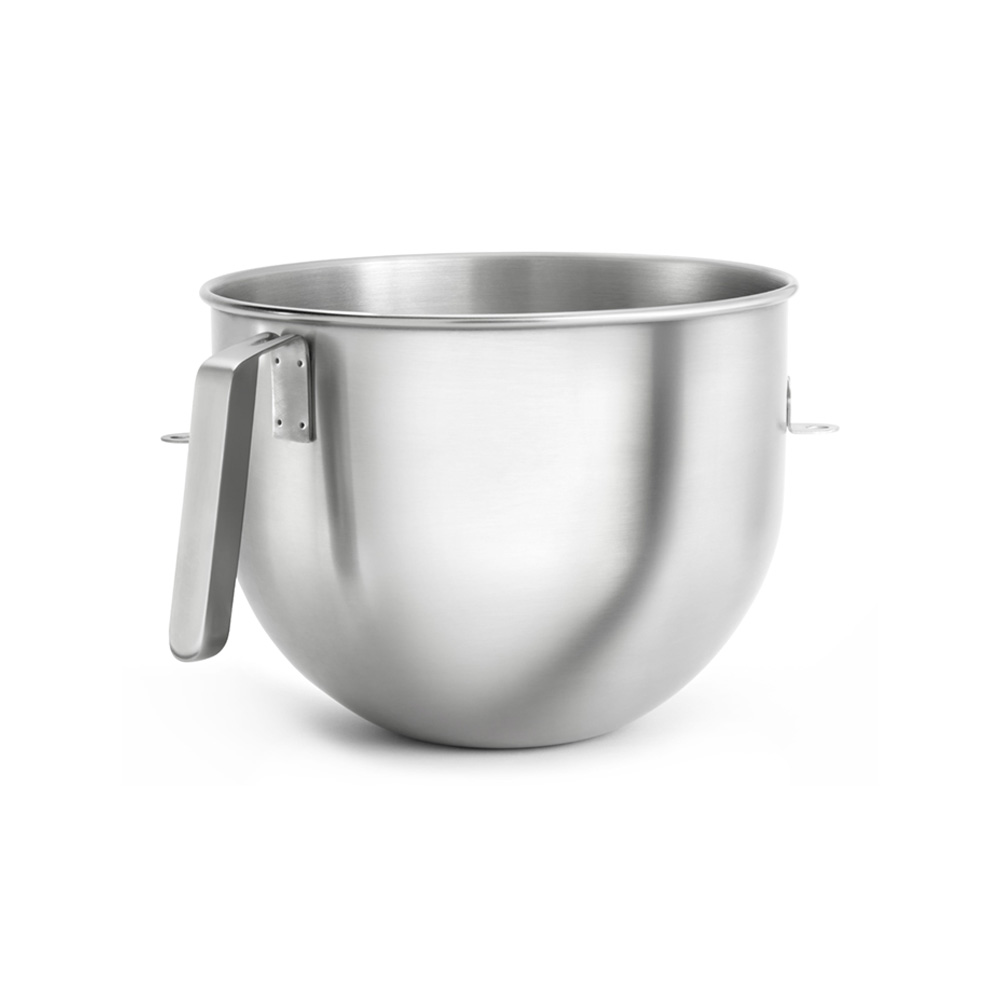 وعاء خلط مع مقبض بشكل حرف J لعجانة كيتشن ايد برافعة 6.6 ليتر، ستانلس ستيل، كيتشن ايد