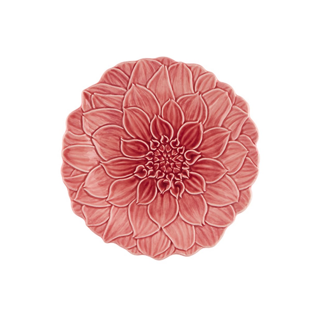 طبق حلويات بشكل زهرة الداليا الوردية، ماريا فلور، بوردالو بينيرو