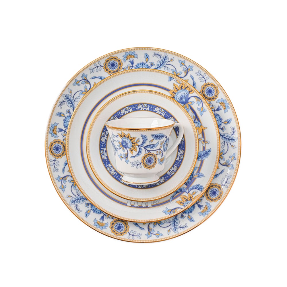 طقم 27 أدوات تقديم شاي أزرق، تاسكر، نوريتاكي