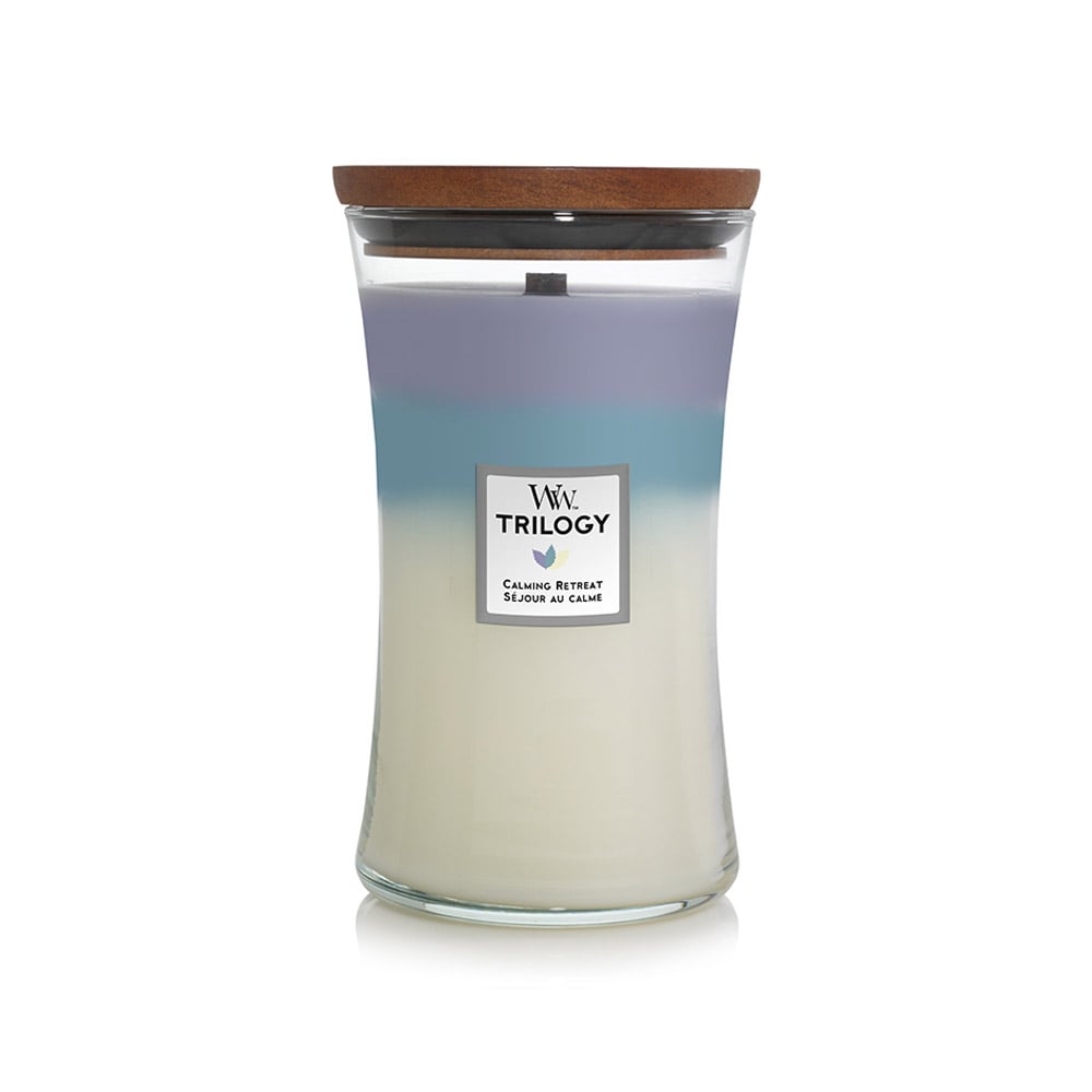 Woodwick Trilogy Large Candle, Calming Retreat
