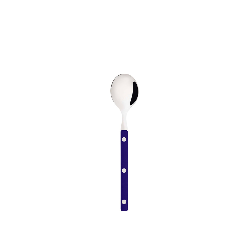 Bugatti Allegra Dessert Spoon, Blueberry Blue