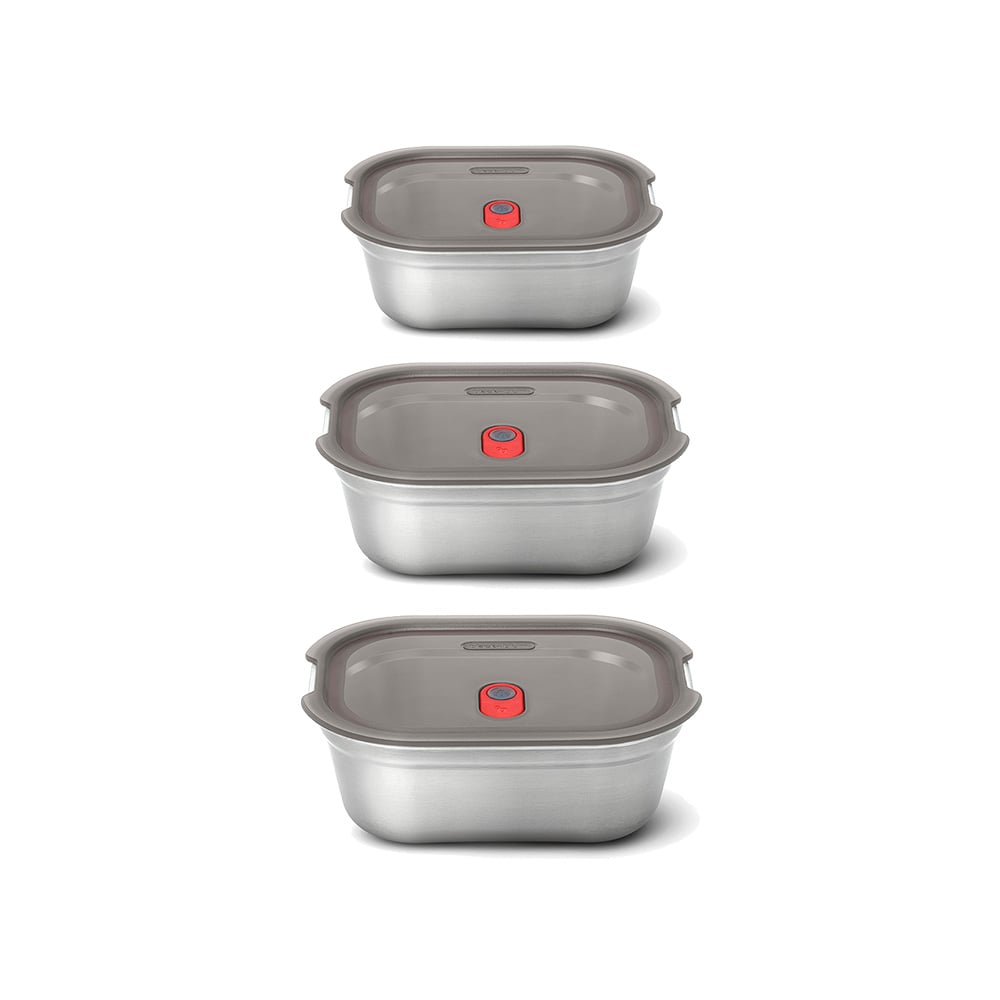 علبة توضيب طعام، مستطيلة، مناسبة للميكروويف، بلاك آند بلم