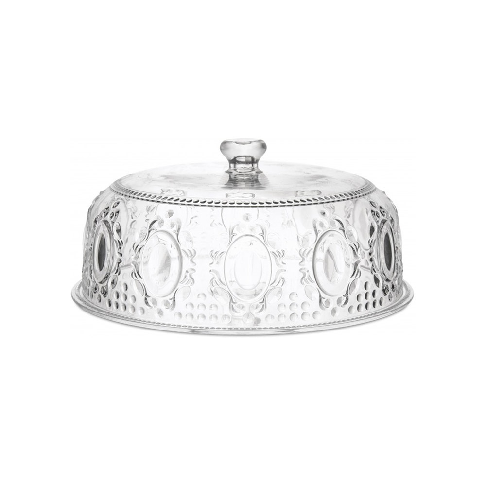 Baci Milano Baroque & Rock Covered Cake Plate, 32 cm