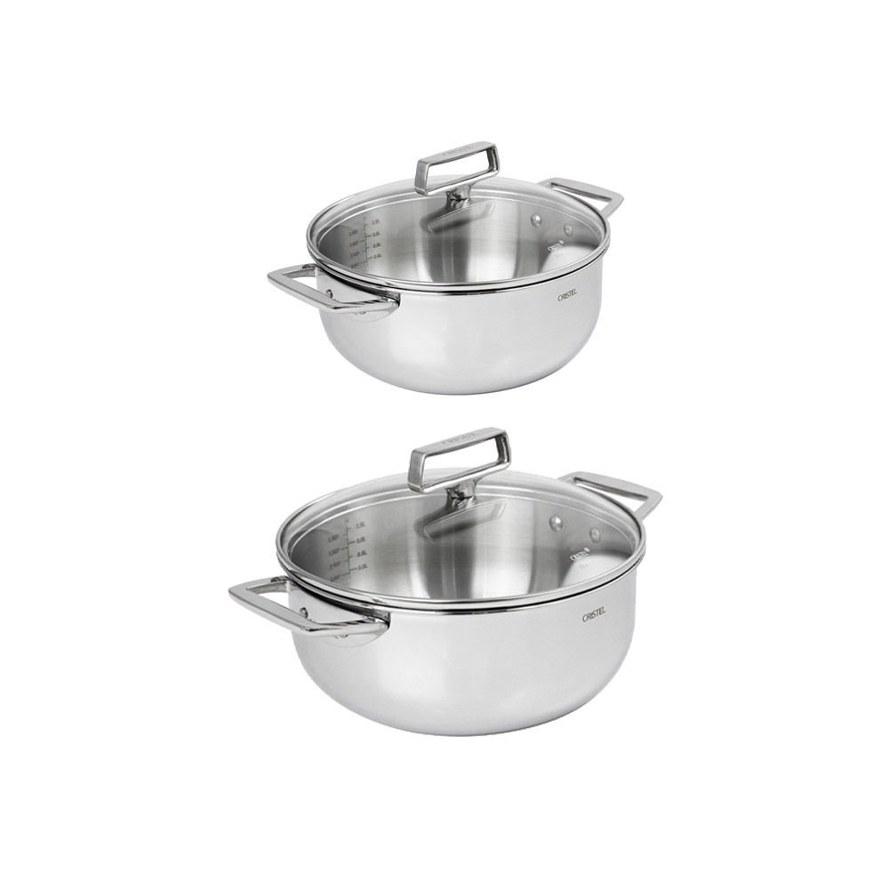 كسرولة مع غطاء، هيكل متعدد الطبقات، كاستل برو، كريستل