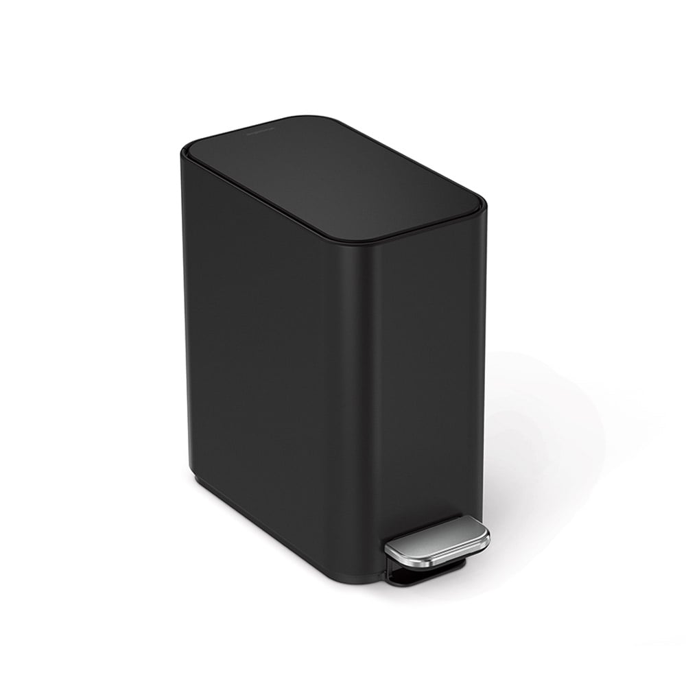 سلة مهملات نحيلة مع دواسة، سيمبل هيومان