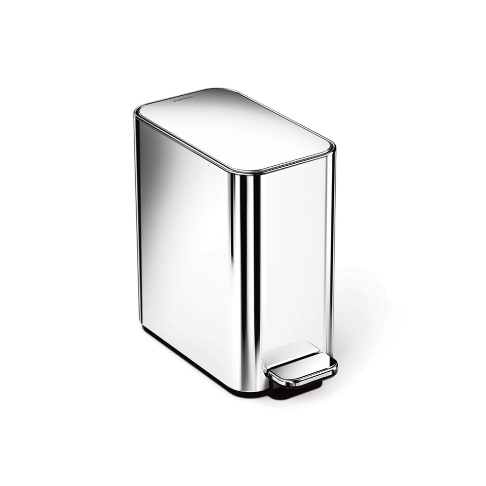  سلة مهملات نحيلة مع دواسة، 5 ليتر، سيمبل هيومان 