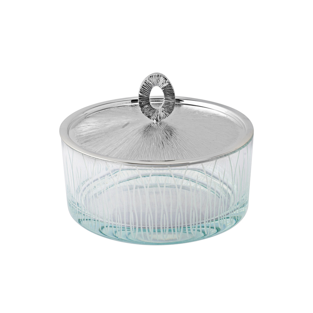 برطمان زجاجي بغطاء فضي، سيليكت