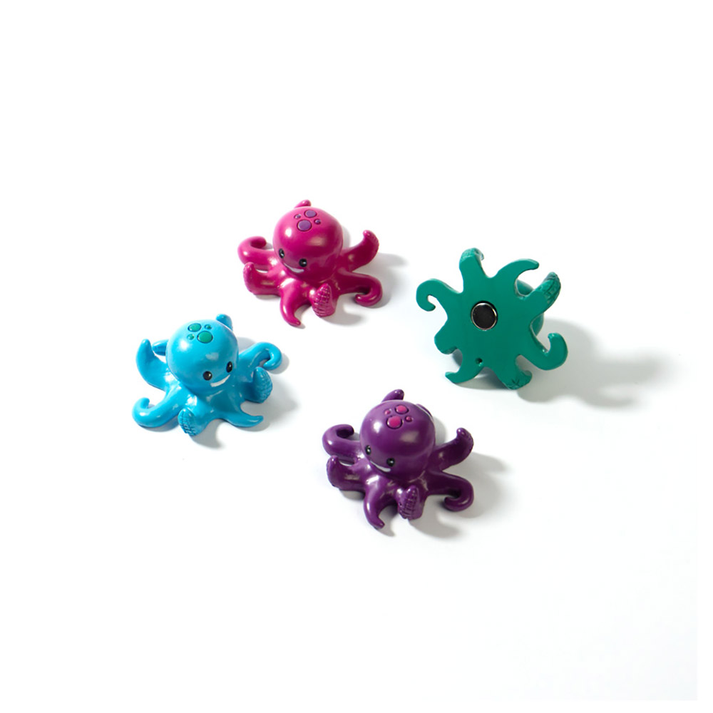 طقم 4 لاصقات مغناطيسية بشكل أخطبوط، تريندفورم