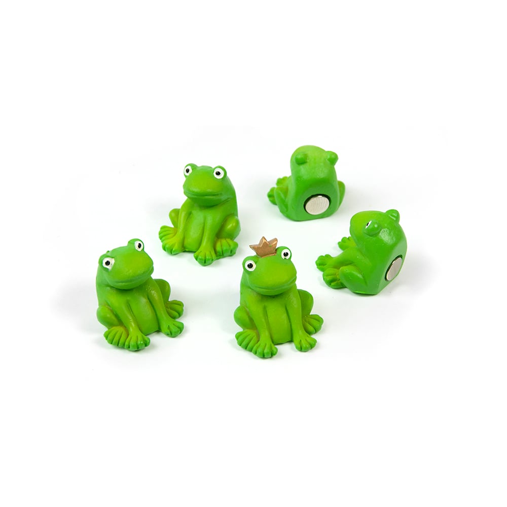 طقم 5 لاصقات مغناطيسية بشكل ضفدع، تريندفورم