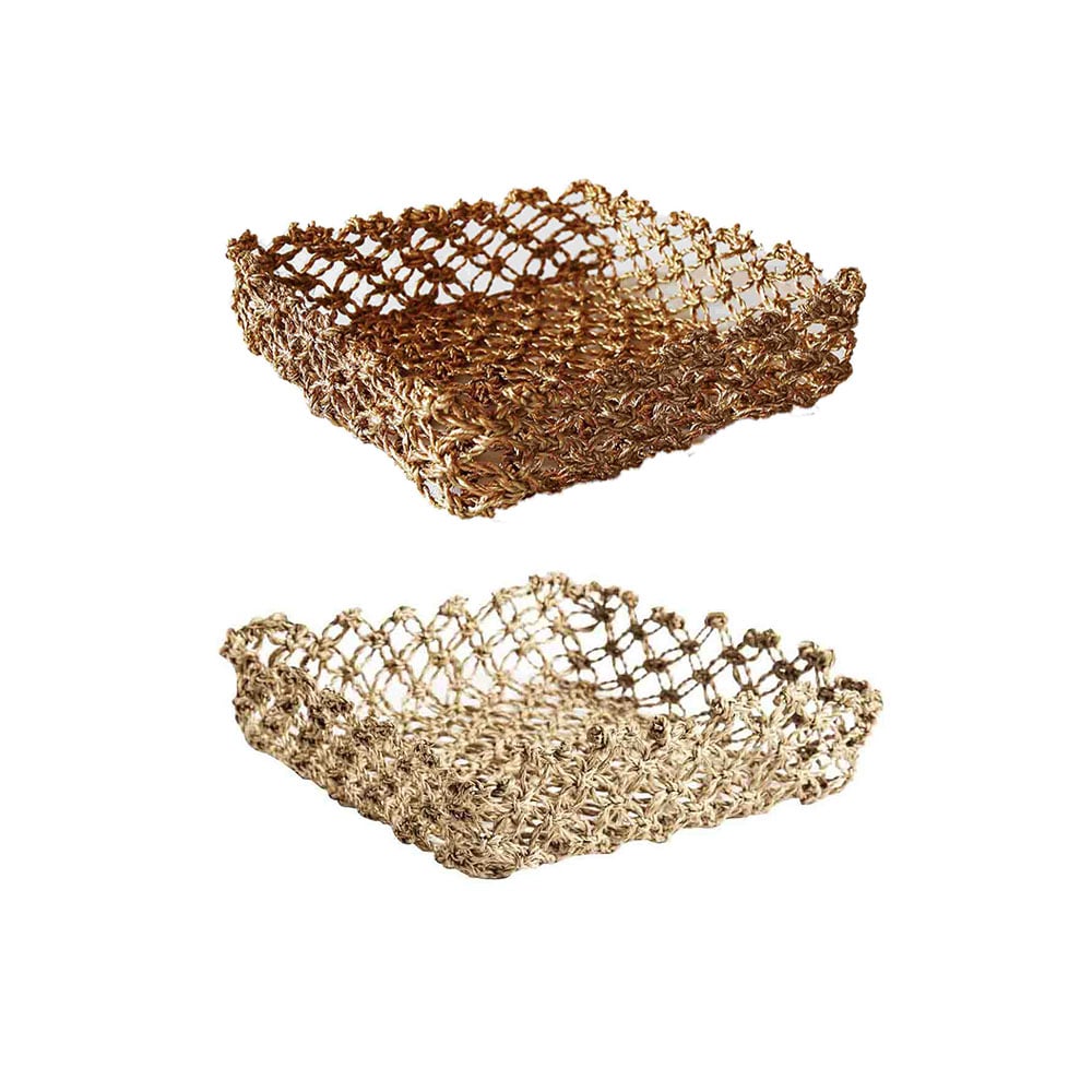 حاملة مناديل ورقية مكرمية، 20 سنتم، فيوريرا أون جاردينو