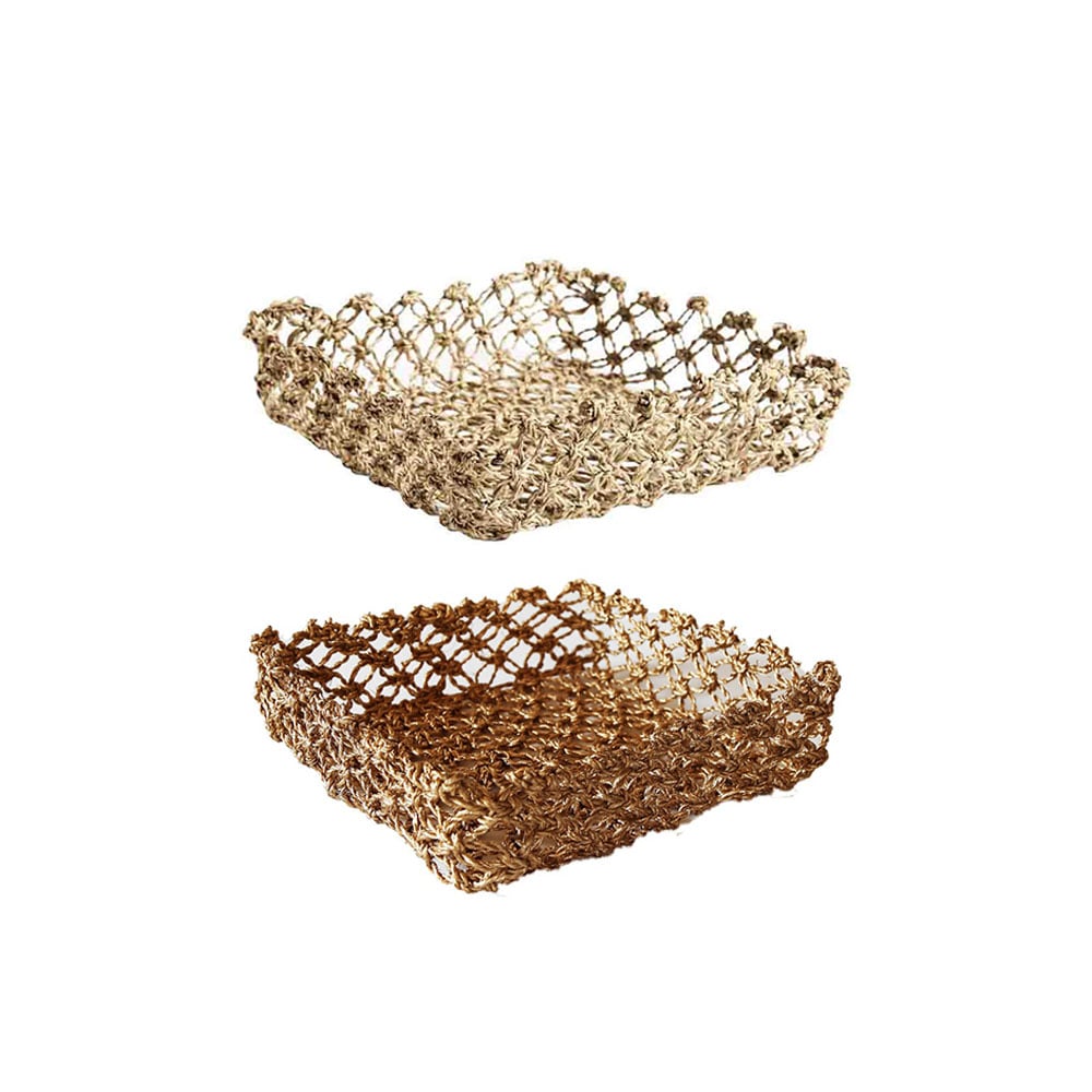 حاملة مناديل ورقية مكرمية، 16 سنتم، فيوريرا أون جاردينو