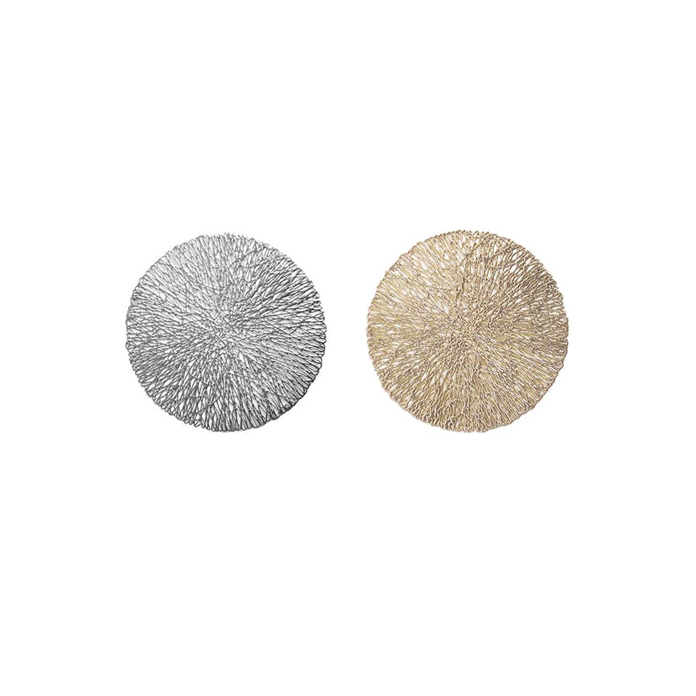 مفرش طبق، دائري، نسيج محبوك، فيوريرا أون جاردينو