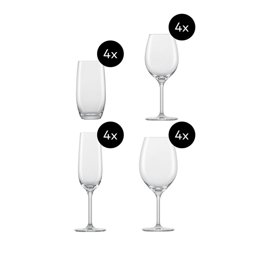 طقم 16 أكواب جذعية فور يو، تشكيلة متنوعة، شوت سويتزل